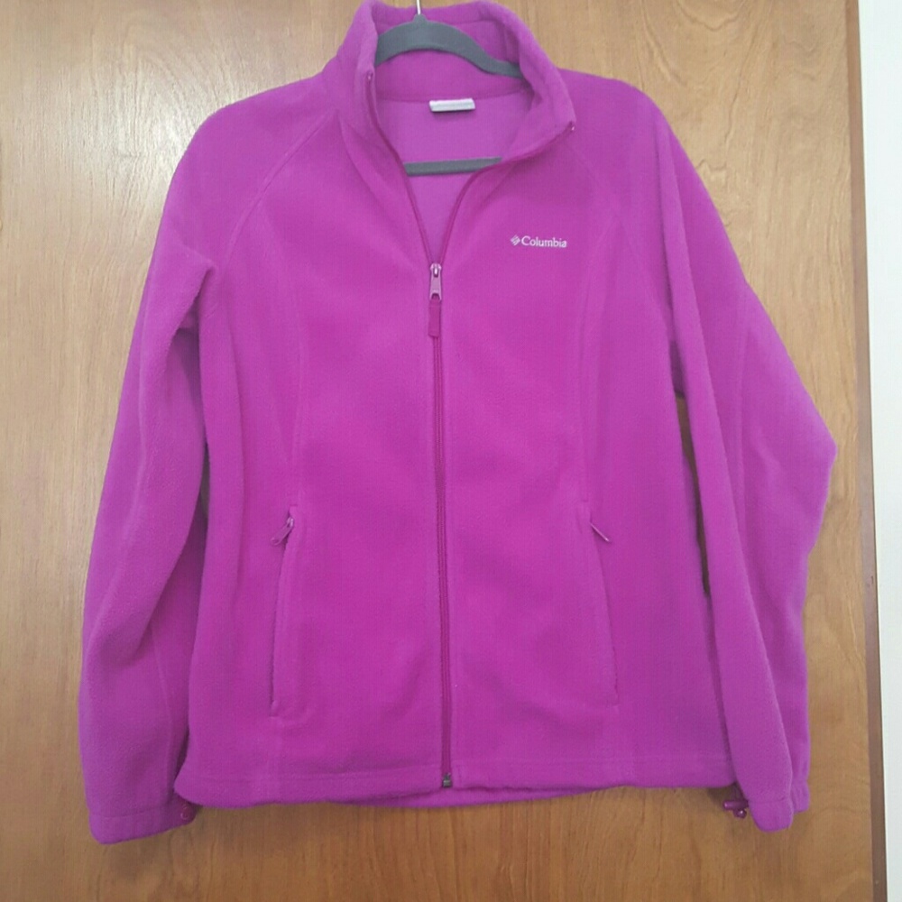 Fuchsia Columbia Fleece Jacket
